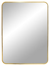 Madrid Mirror with frame in brass look, 50x70