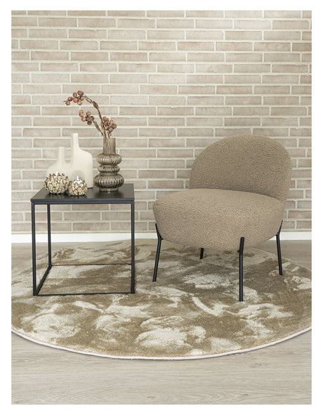 Merida Armchair, Gray Brown