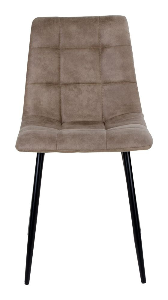 Middelfart Dining chair with microfiber, Light brown