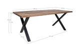 Montpellier Dining table 200x95, Smoke oiled oak