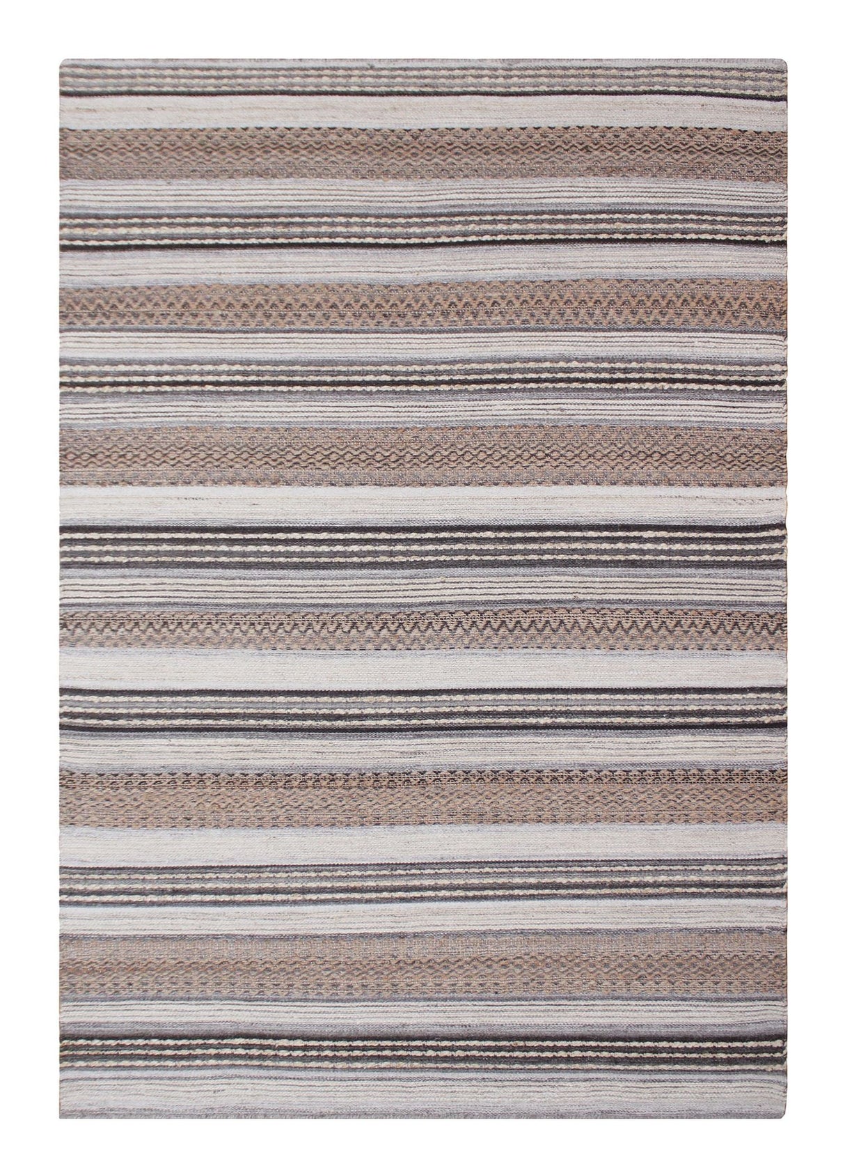 Morena Rug, Hand Woven, Nature/Gray, 200x300