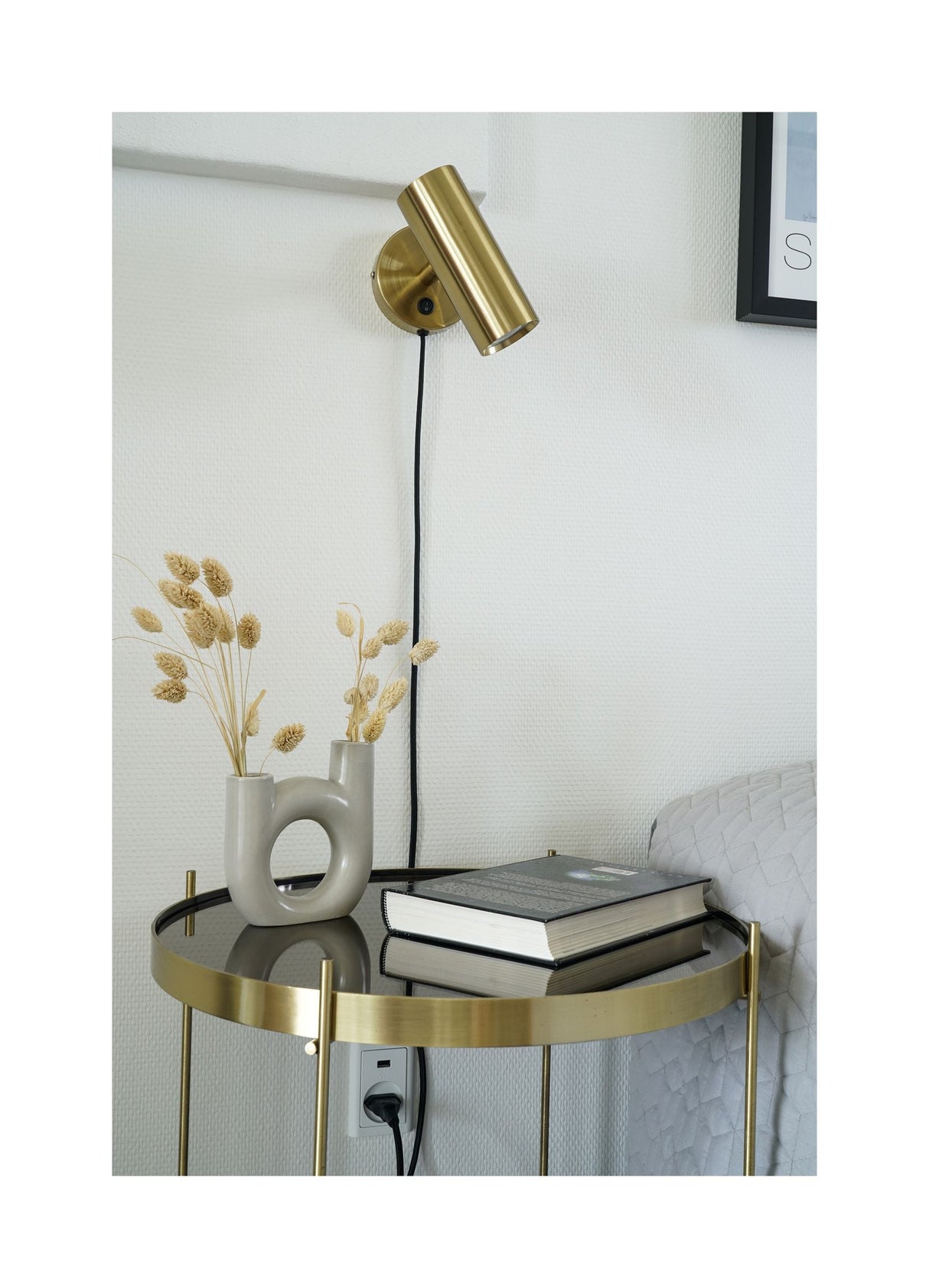 Paris Wall lamp, brass look