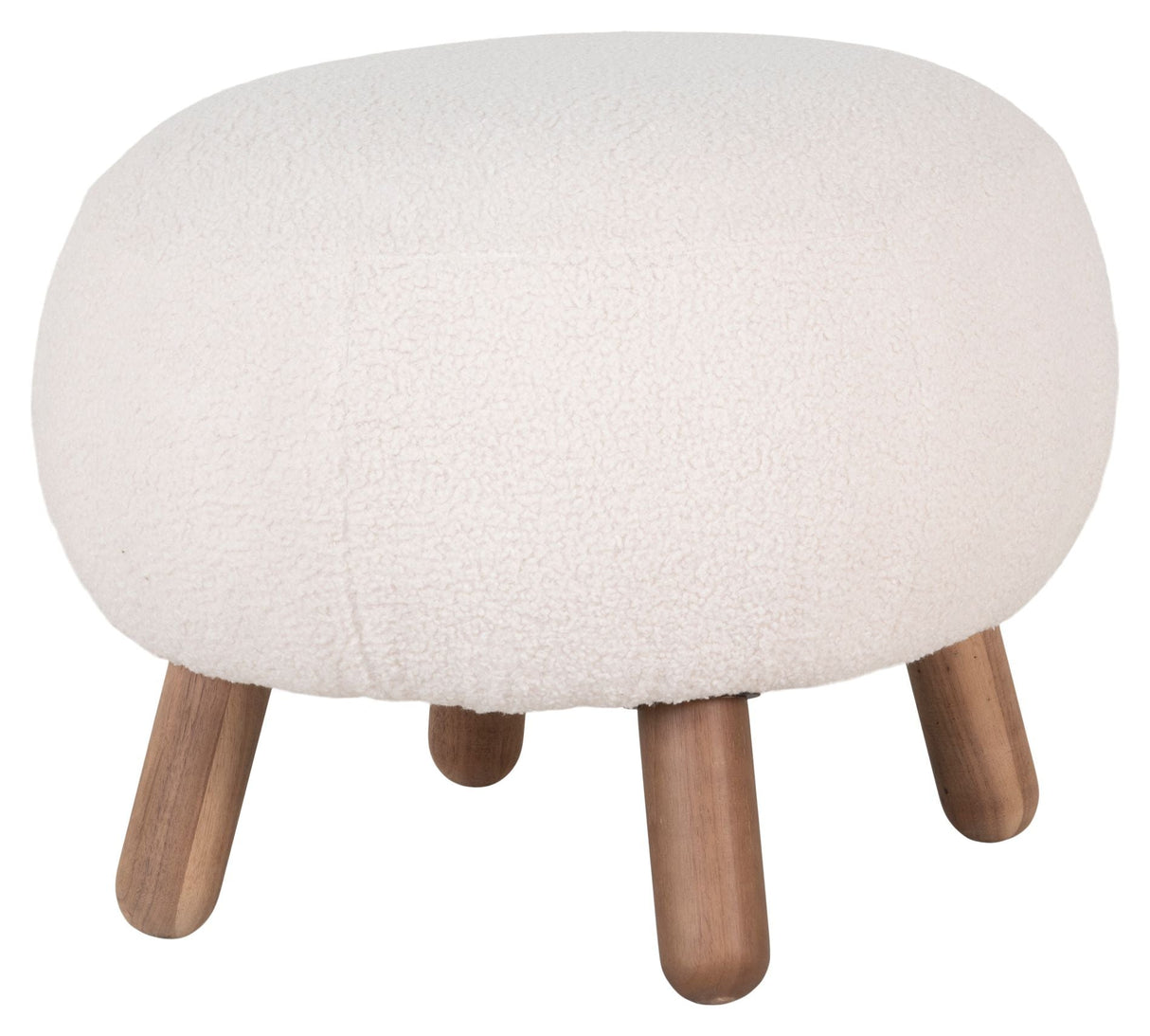 Savona Foot stool, Artificial lambskin