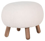 Savona Foot stool, Artificial lambskin