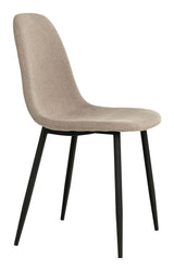 Stockholm Dining chair, Stone with black legs