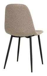 Stockholm Dining chair, Stone with black legs