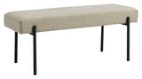 Swindon Bench 100x36x42.5, Sand w. black legs