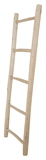 Teak Deco Ladder/Clothing Stand, H150 cm