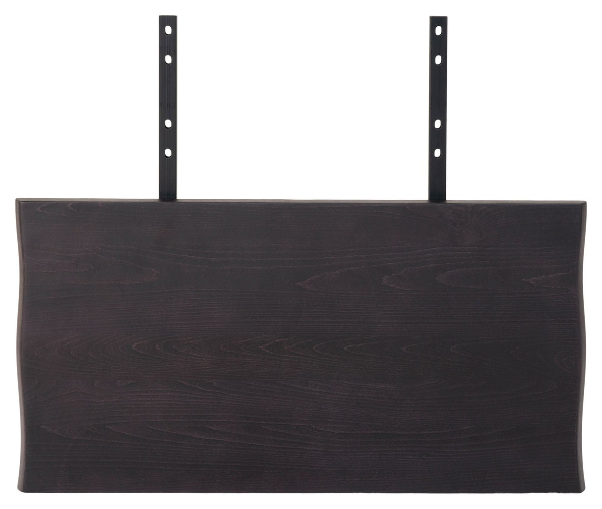 Toulon Extension plates with corrugated edge, Black-stained