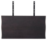 Toulon Extension plates with corrugated edge, Black-stained