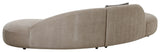 Venice Sofa m. puder, Chenille, Natur