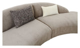 Venice Sofa m. puder, Chenille, Natur