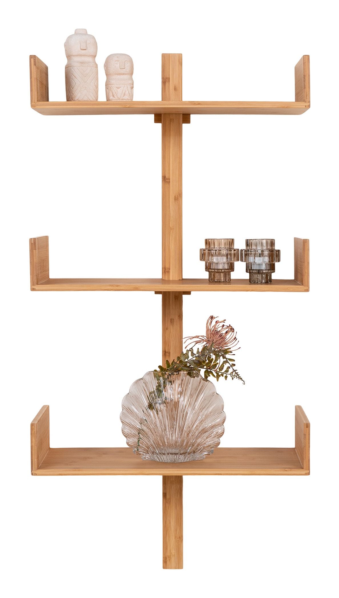 Villa Wall Shelf, Bamboo, Nature, 50x102