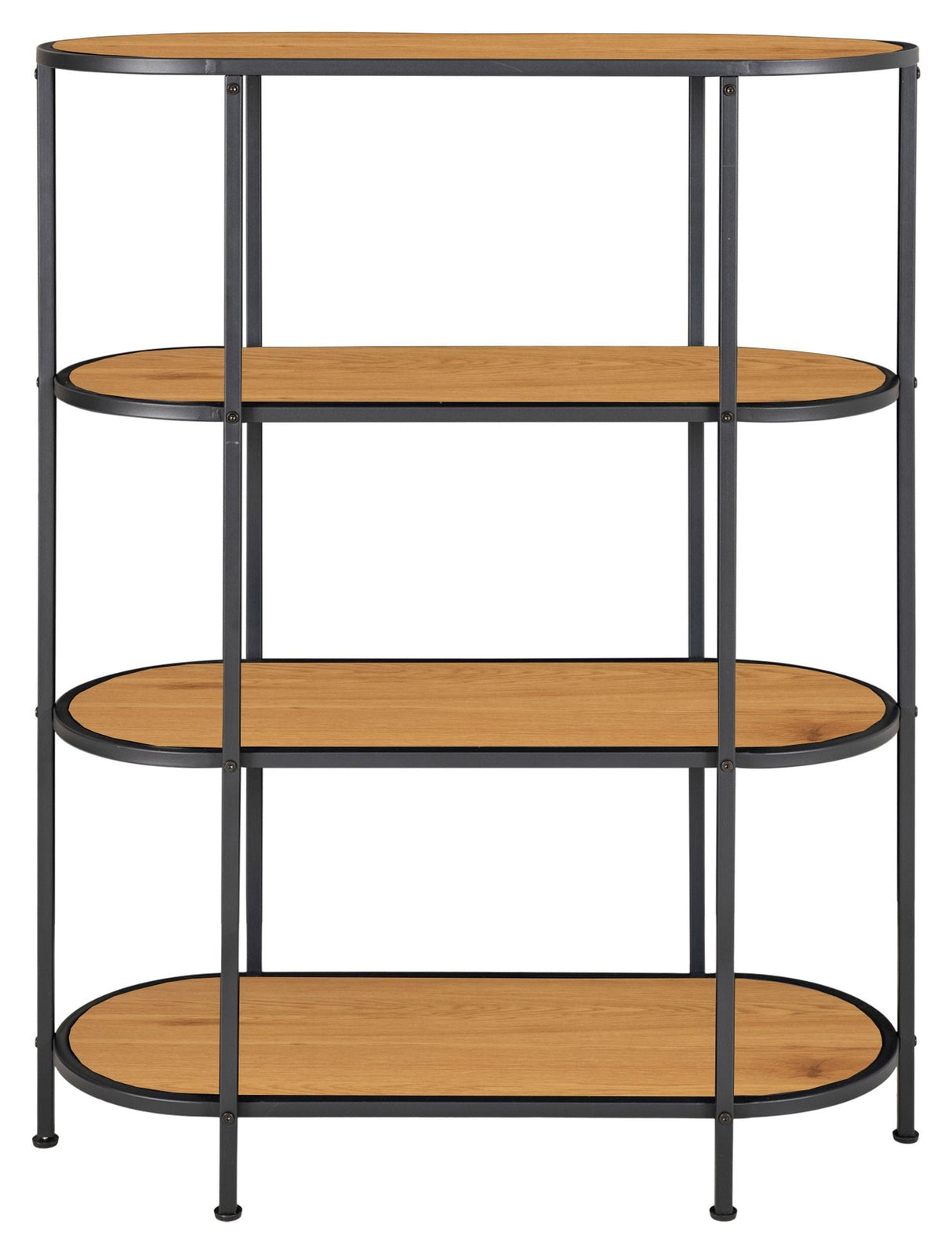 Vita Shelf w. 4 shelves, Oak look