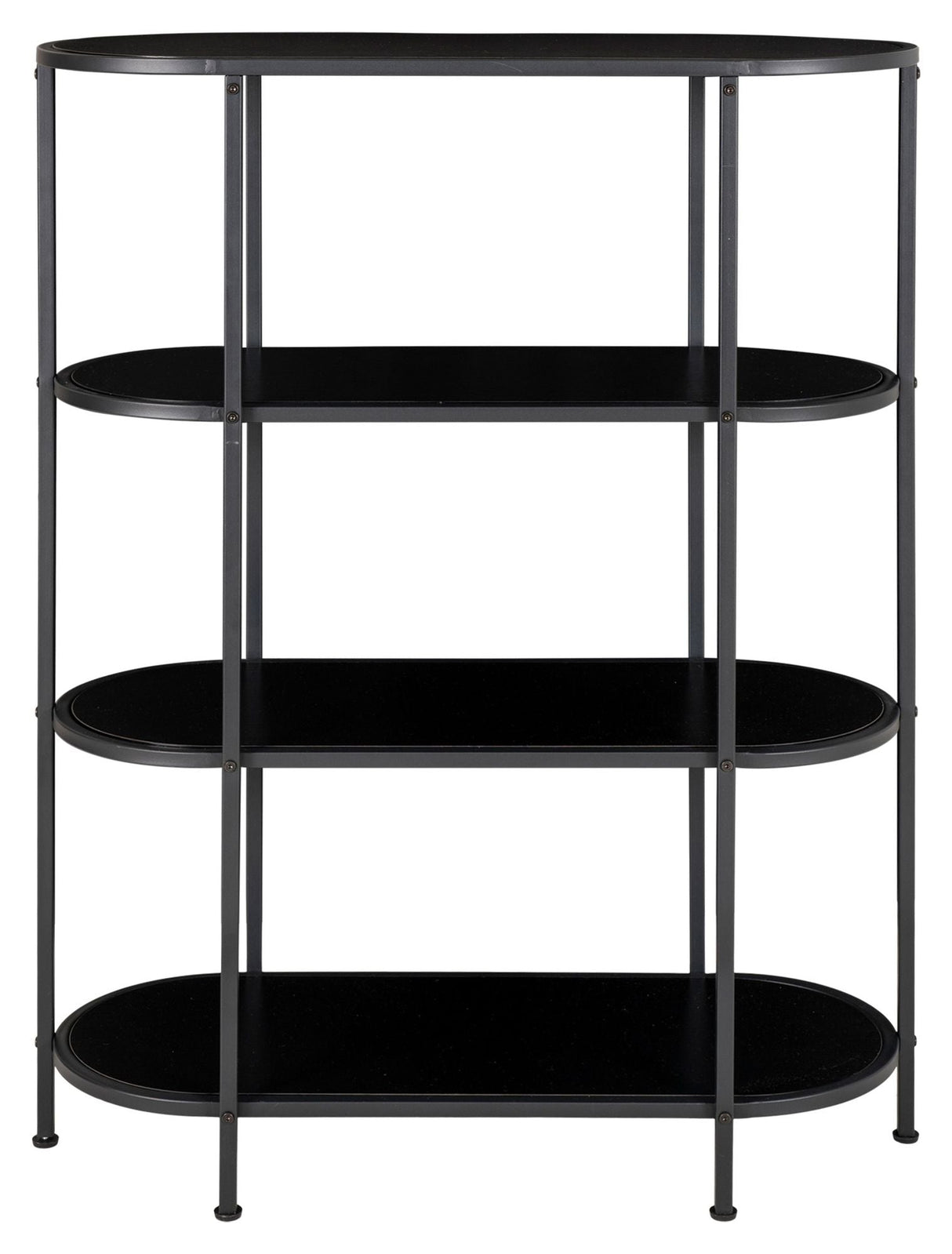 Vita Shelf w. 4 shelves, Black