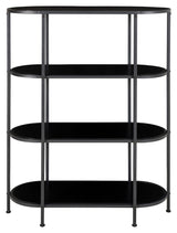 Vita Shelf w. 4 shelves, Black