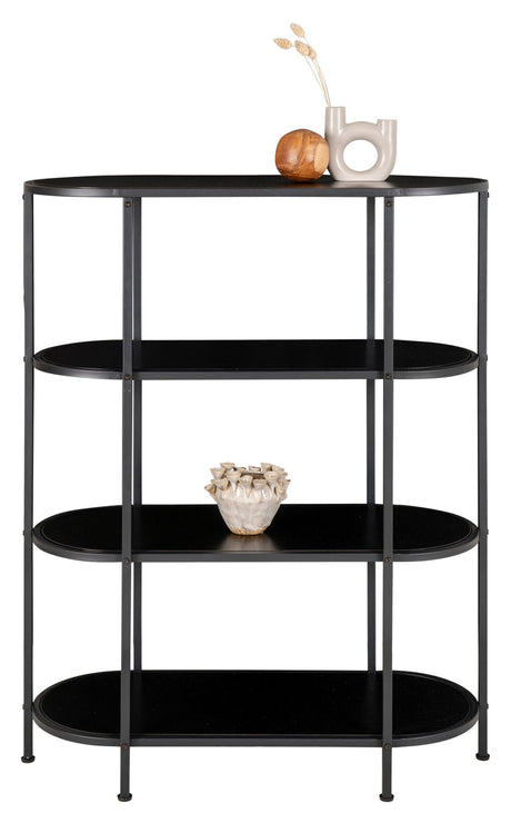 Vita Shelf w. 4 shelves, Black