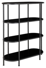 Vita Shelf w. 4 shelves, Black