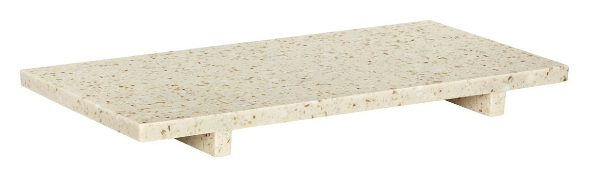 Hübsch Stone Tray, terrazzo, beige