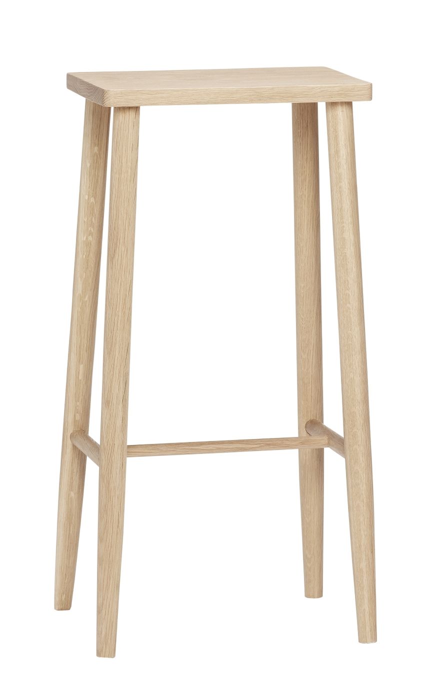 Hübsch Folk Barstool H72, Oak