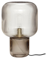 Hübsch Pirum Table lamp, glass, smoked