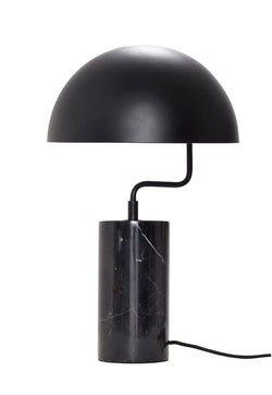 Hübsch Poise Table lamp with marble base, Black