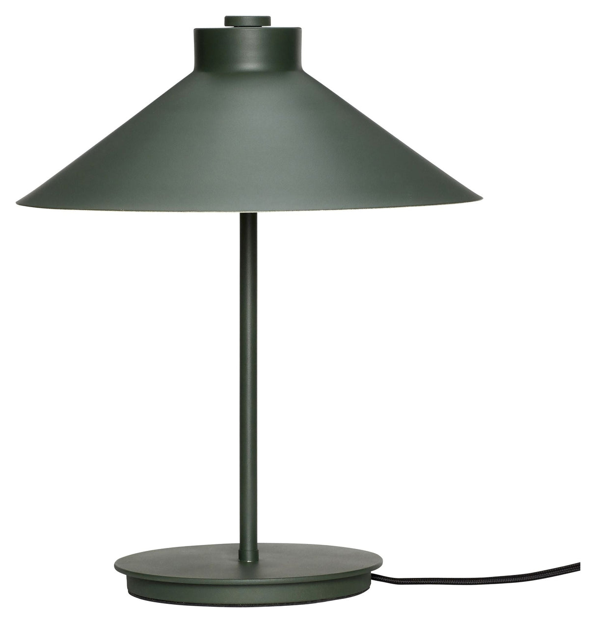 Hübsch Shape Table lamp, metal, dark green