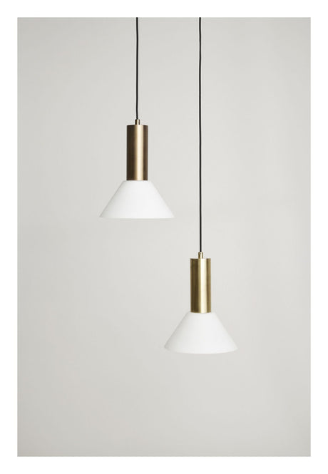 Contrast Pendant, Brass