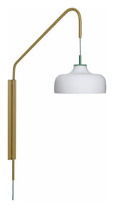 Current Wall Lamp, Green/Khaki