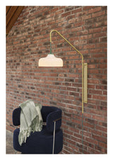 Current Wall Lamp, Green/Khaki