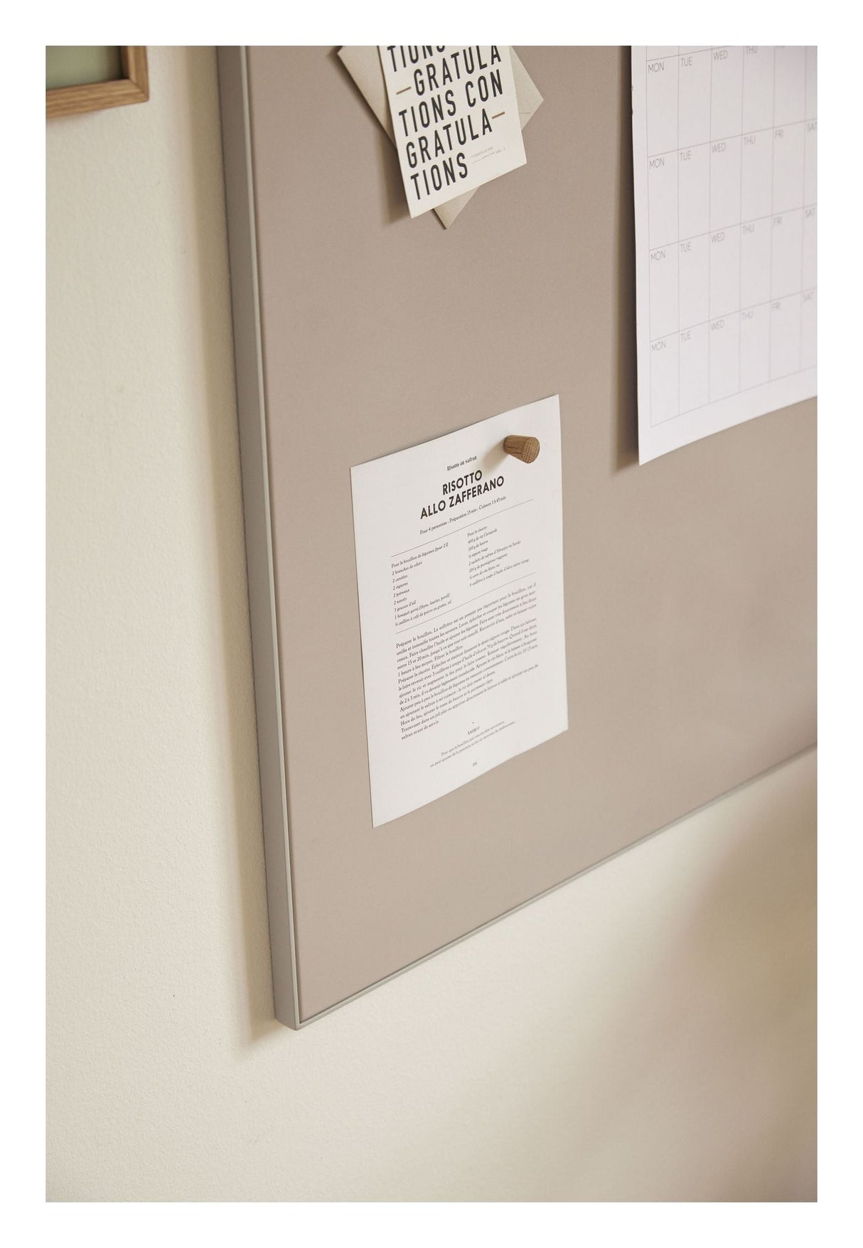 Era Bulletin Board, Large, Gray