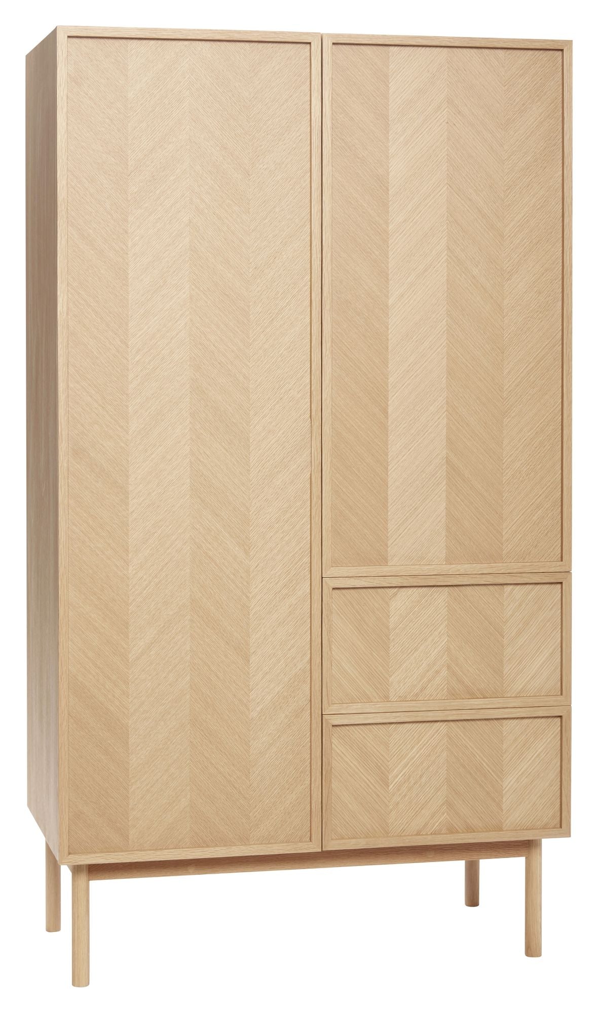 Hübsch Herringbone Wardrobe, oak, herringbone