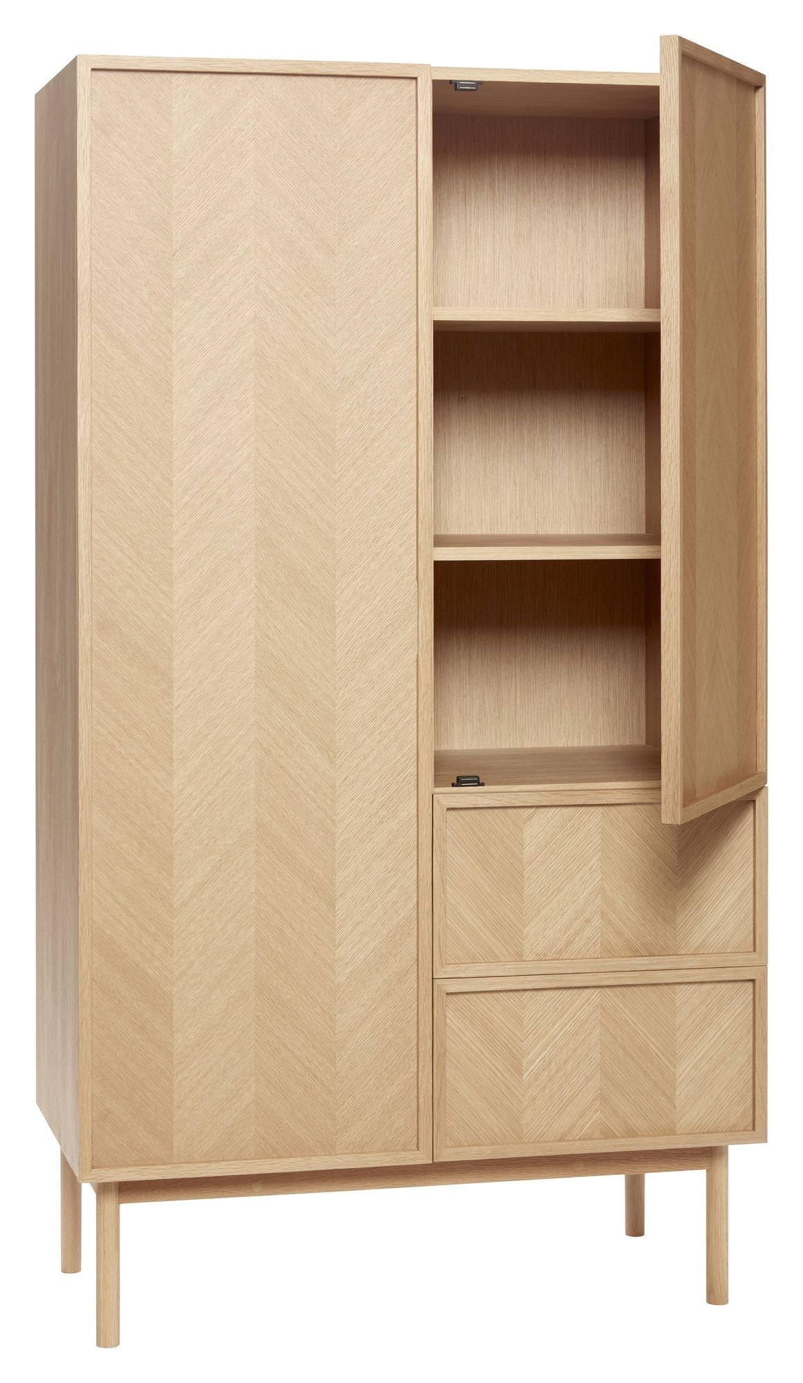 Hübsch Herringbone Wardrobe, oak, herringbone