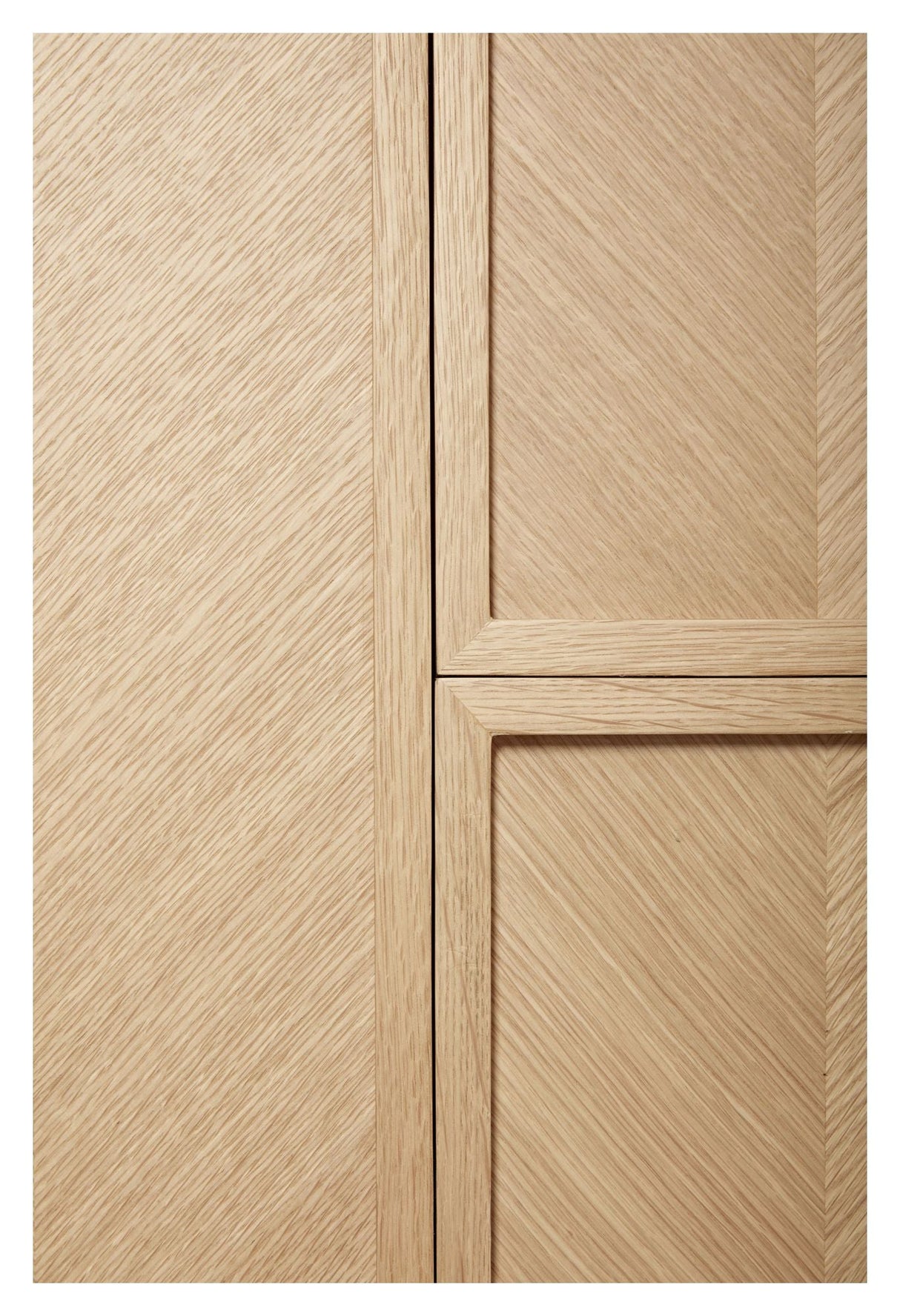 Hübsch Herringbone Wardrobe, oak, herringbone