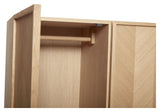 Hübsch Herringbone Wardrobe, oak, herringbone