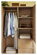 Hübsch Herringbone Wardrobe, oak, herringbone