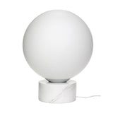 Hübsch Sphere Floor lamp with marble, White