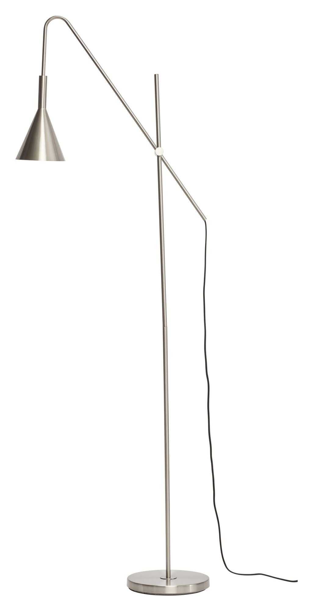 Hübsch Rope Floor lamp, metal, nickel