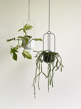 Hübsch Lotus Hanging Pot Set, Light Gray