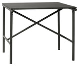 Hübsch Villa Garden Table, Black metal