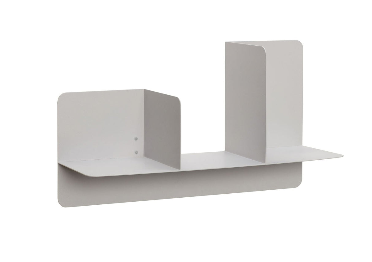 Hübsch Fold Shelf, Light Gray Metal