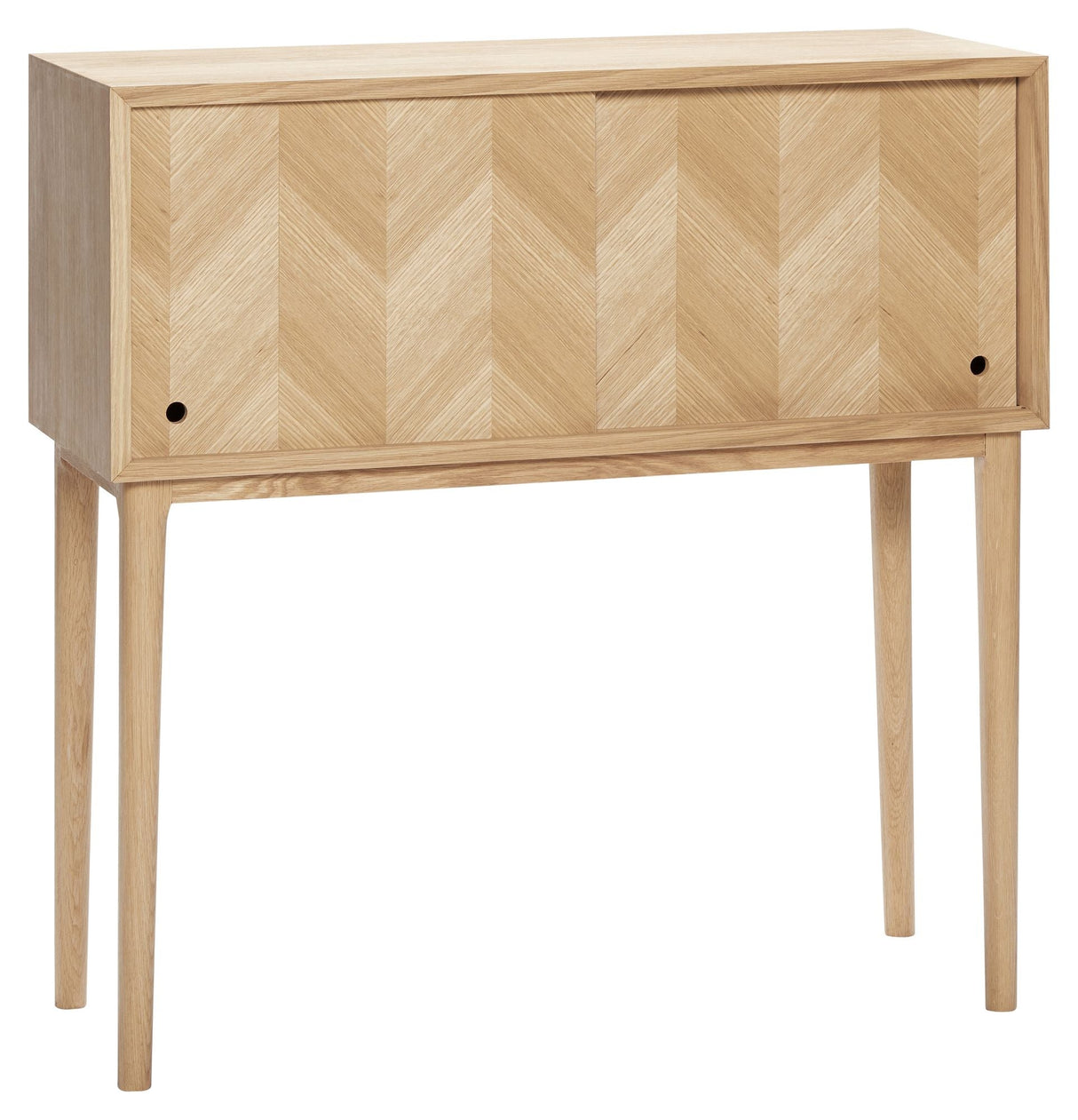 Hübsch Herringbone Chest, oak