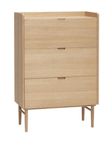 Hübsch Hide Chest w/3 Drawers, Oak