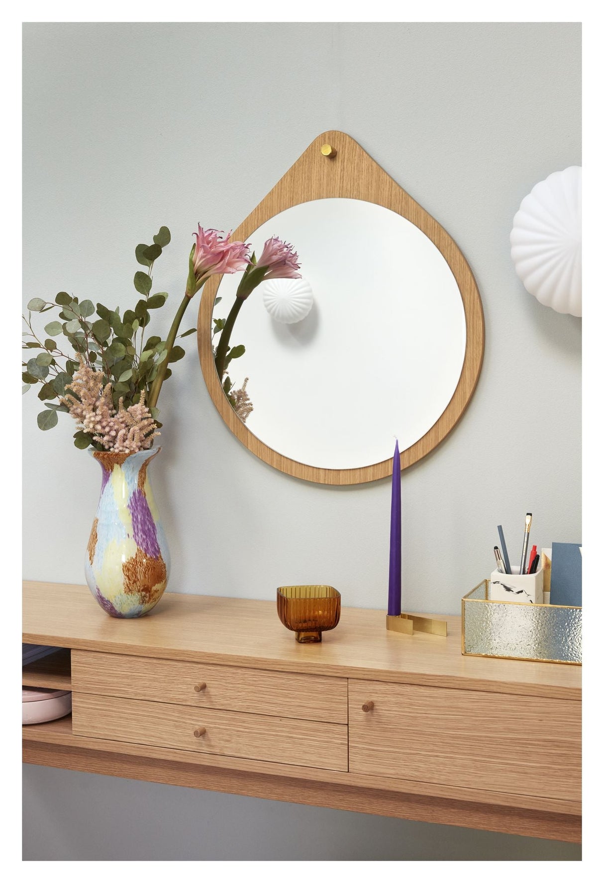 Hübsch Collect Console Table, oak