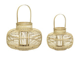 Hübsch Desert Lantern set Ø36/Ø46, Bamboo