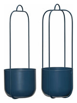 Lotus Hanging Pot Hanger, Set of 2, Blue