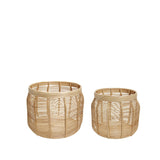 Luna Basket, Nature, set of 2