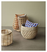 Luna Basket, Nature, set of 2