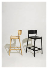 Oblique Barstool, Oak veneer