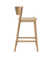 Oblique Barstool, Oak veneer